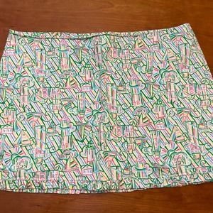 Lilly Pulitzer Lighthouse Skirt with Ruffle Bottom, Size 14 Lilly Pulitzer